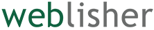 Weblisher logo